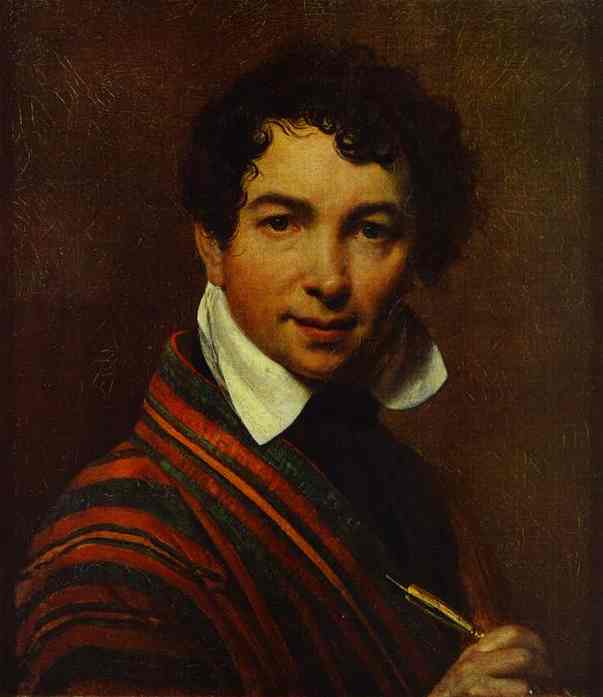 Oil painting:Self-Portrait. 1828