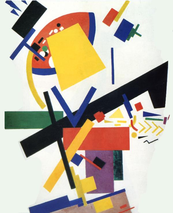 Oil painting:Suprematism. 1915