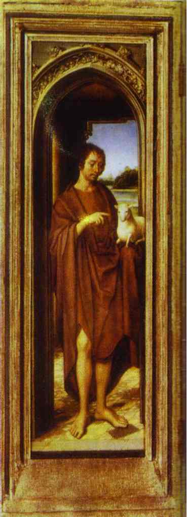 Oil painting:Altar of Saints John the Baptist and John the Evangelist