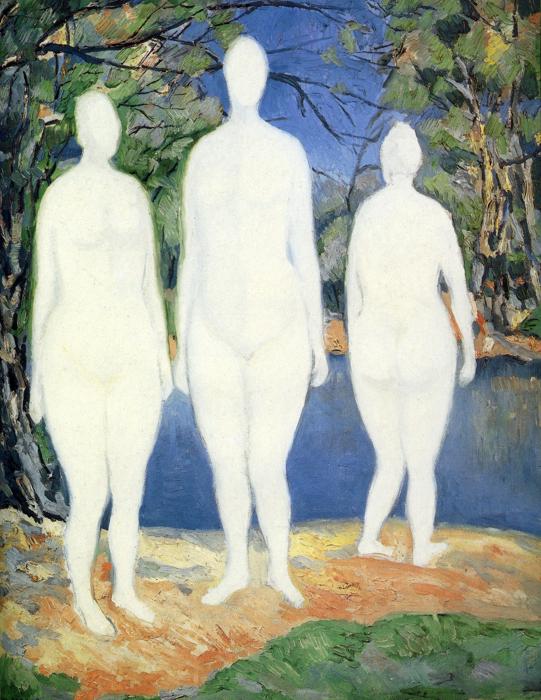 Oil painting:Bathers. 1908