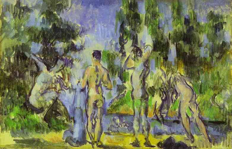 Oil painting:Bathers. c. 1890