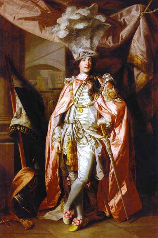 Oil painting:Charles Coote, 1st Earl of Bellamont. 1773