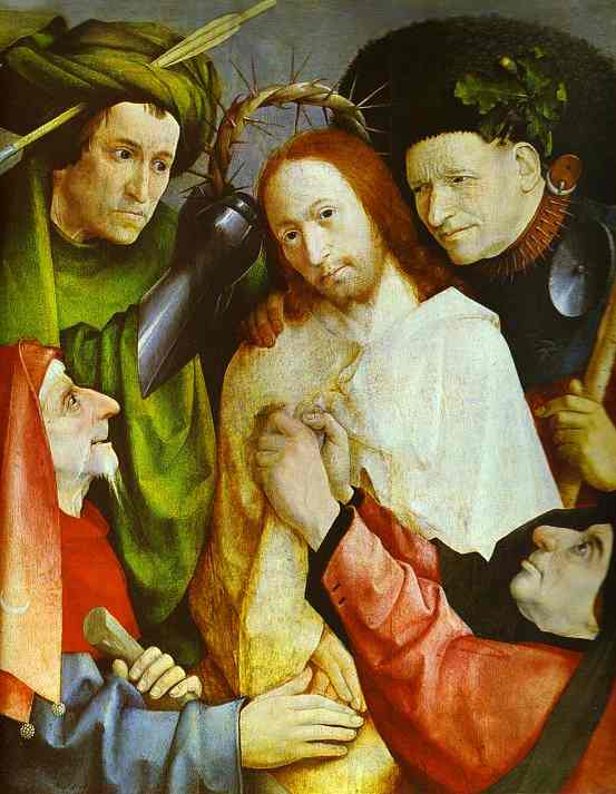 Oil painting:Christ Crowned with Thorns. 1500
