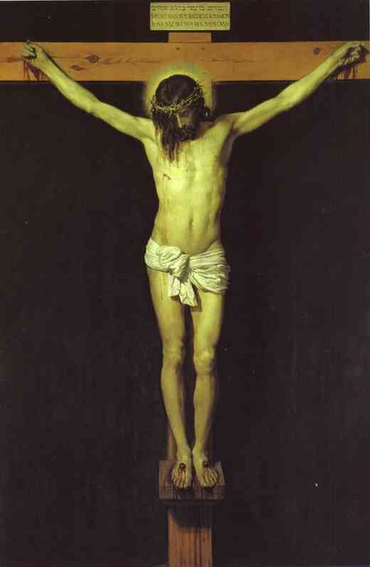 Oil painting:Christ Crucified. c. 1632