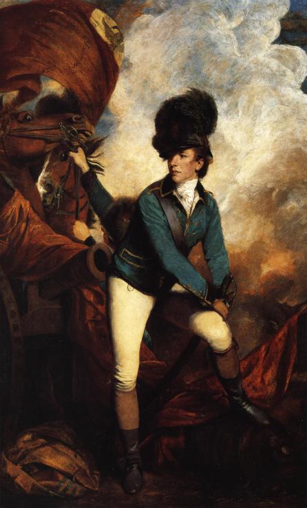 Oil painting:Colonel Tarleton. 1782