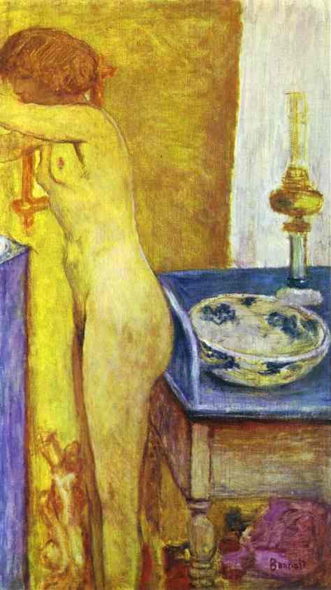 Oil painting:Nude at the Toilet Table. 1925
