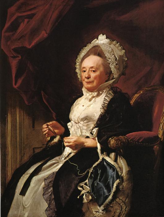 Oil painting:Portrait of a Lady (Mrs. Seymor Fort). c. 1778