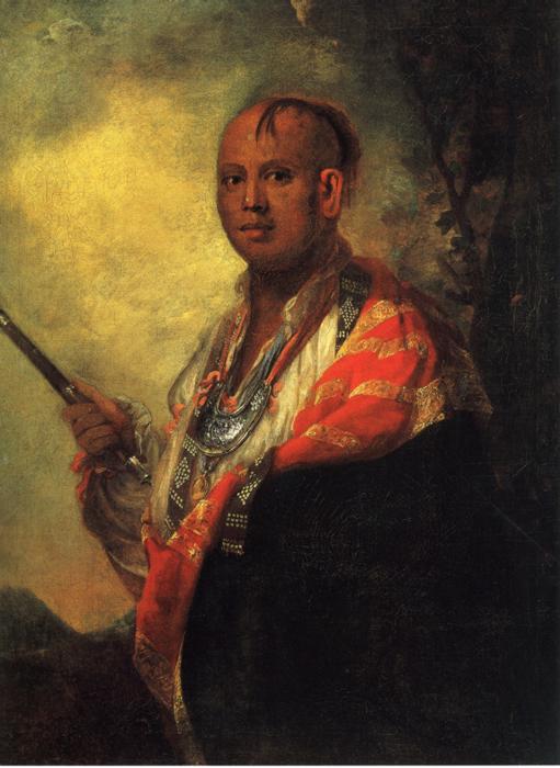 Oil painting:Scyacust Ukah. 1762
