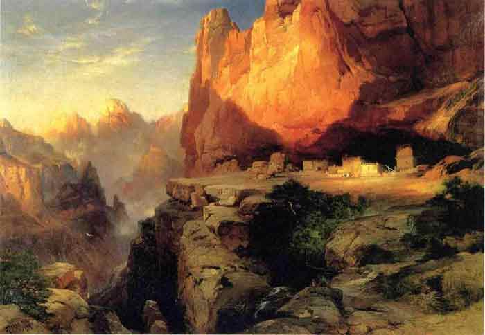 Oil painting for sale:Cliff Dwellers, 1894