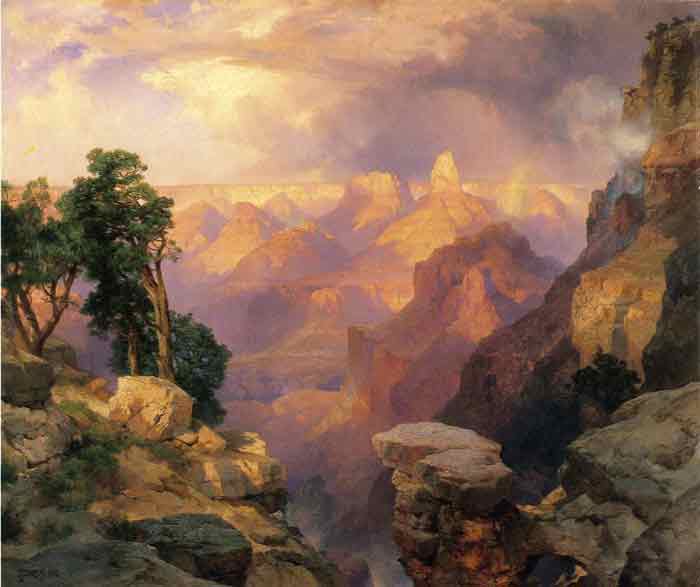 Oil painting for sale:Grand Canyon with Rainbows, 1912