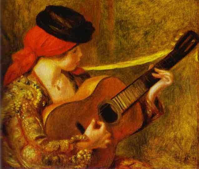 Young Spanish Woman with a Guitar. 1898