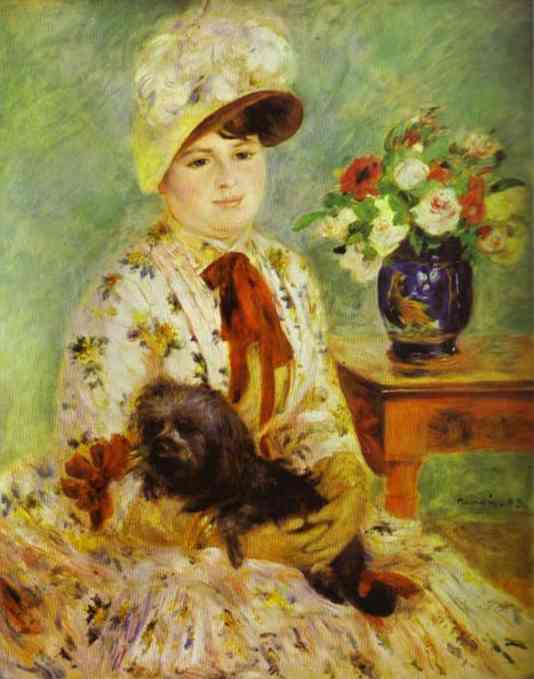 Oil painting:Portrait of Madame Hagen. 1883