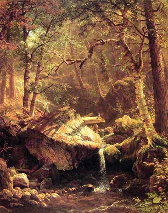 Oil painting for sale:The Mountain Brook, 1863