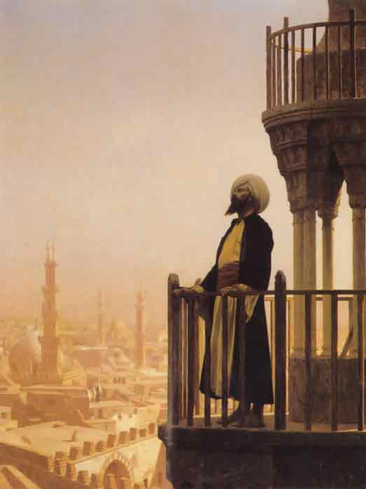 Oil painting for sale:The Muezzin, 1866