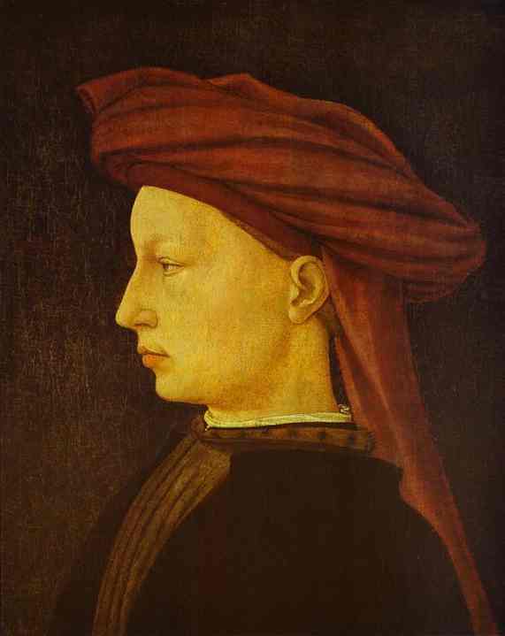 Oil painting:Portrait of a Young Man. c.1425