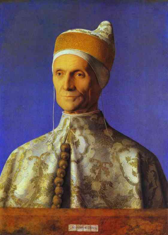 Oil painting:Doge Leonardo Loredan. 1501