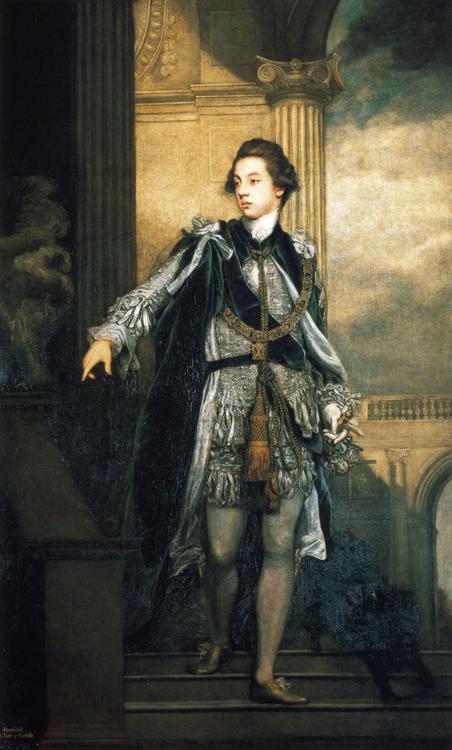 Oil painting:Frederick Howard, 5th Earl of Carlisle. 1769