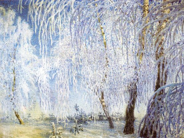 Oil painting:Frost. 1905