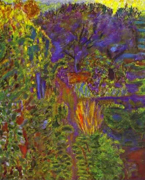 Oil painting:Garden at Midday, 1943