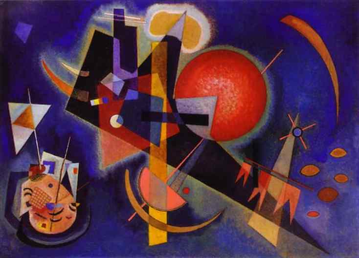 Oil painting:In Blue. 1925