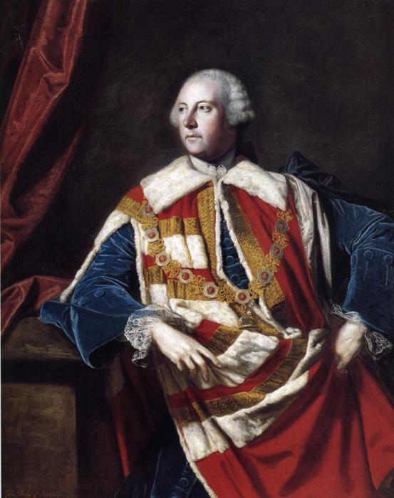 Oil painting:John Russel, 4th Duke of Bedford. 1759