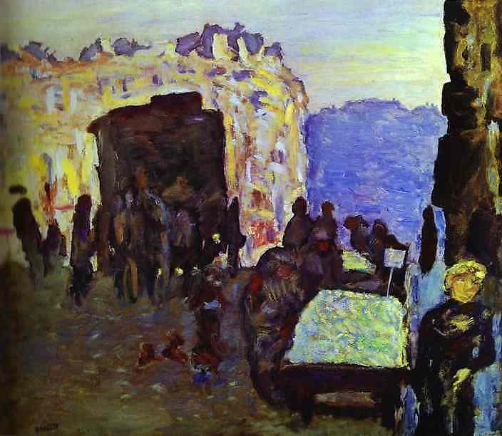 Oil painting:La Marchande des quatre-saisons. 1899
