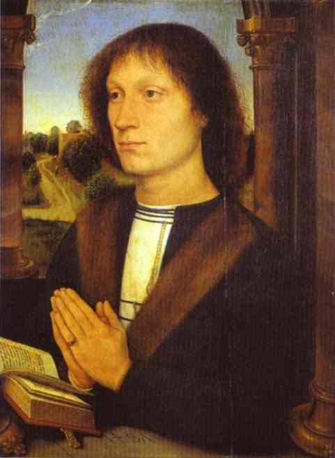 Oil painting:St. Benedict. 1487