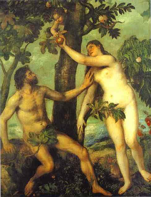 Adam and Eve. c.1550
