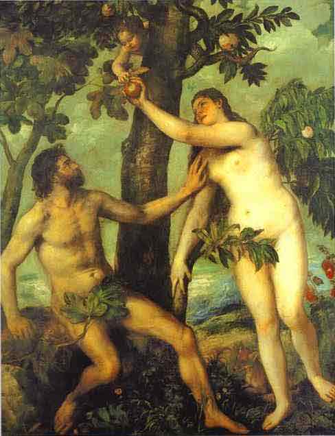 Adam and Eve. c.1550