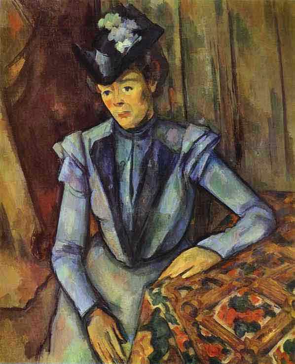 Lady in Blue. c. 1899