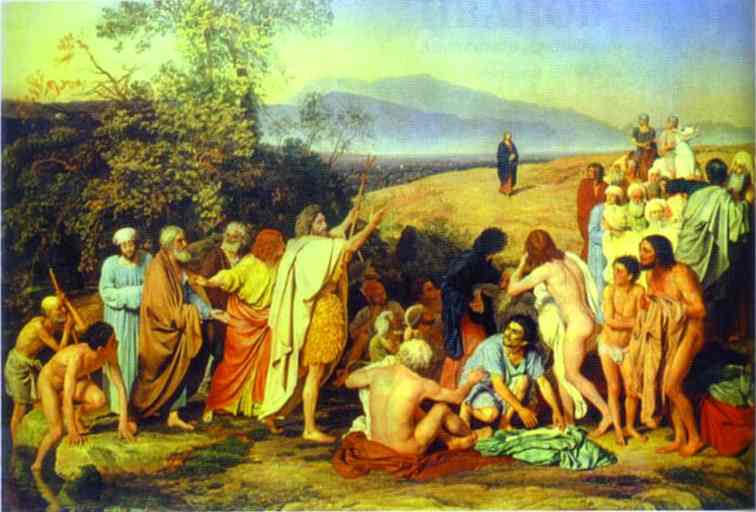 Oil painting:The Appearance of Christ to the People. 1837-1857