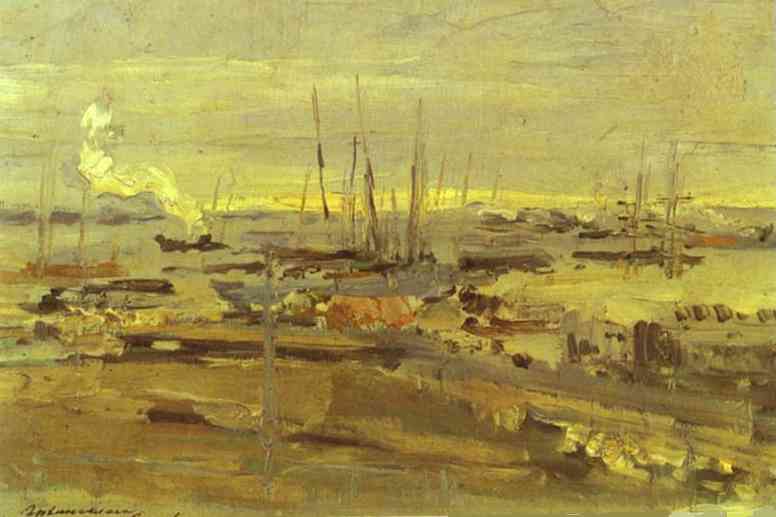 Oil painting: Arkhangelsk. 1897