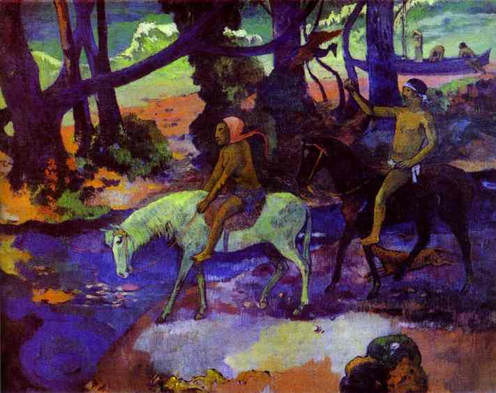 Oil painting:Ford (Running Away). 1901