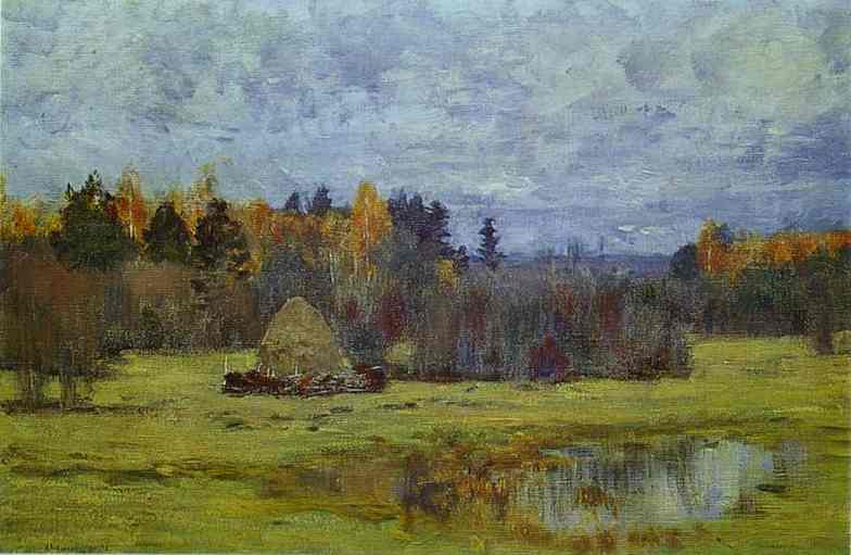 Oil painting:Late Autumn. 1894