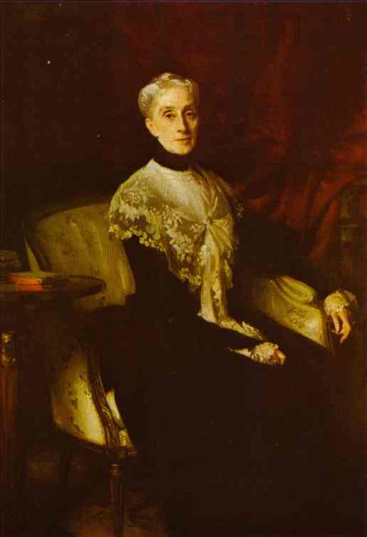 Oil painting:Mrs. William Crowninshield Endicott. 1901