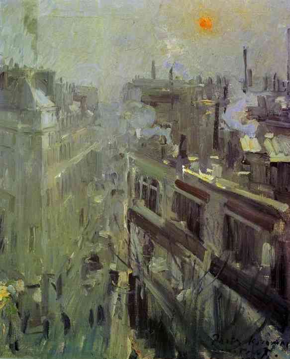 Oil painting: Paris. 1906