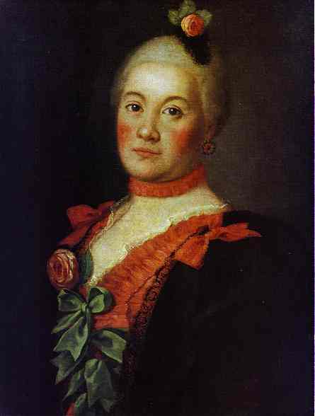 Oil painting:Portrait of Princess T. A. Trubetzkaya. 1761