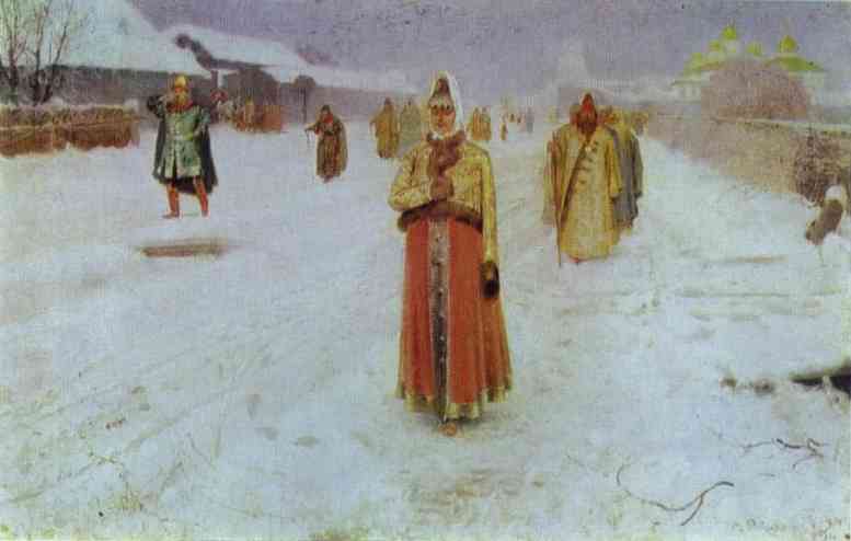 Oil painting:Sunday. 1889