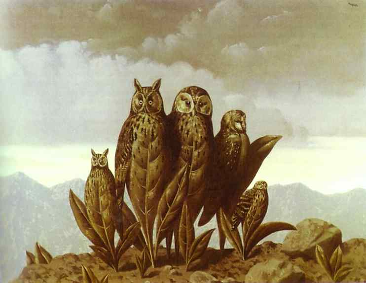 Oil painting:The Companions of Fear. 1942