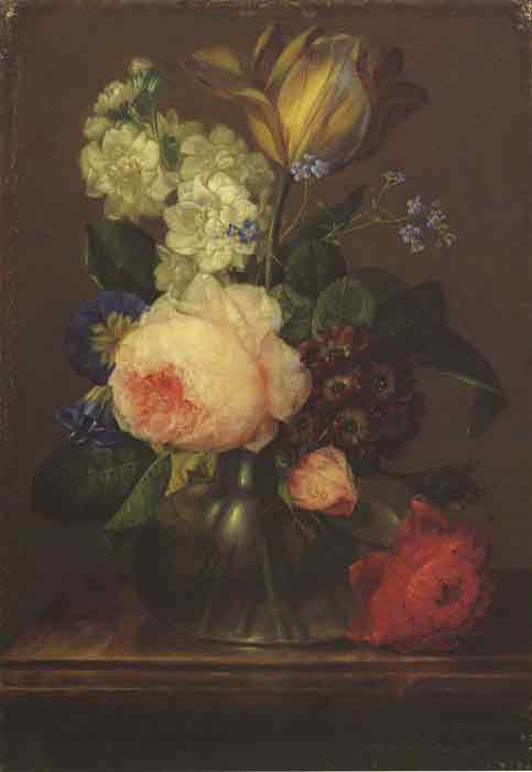 Oil painting for sale:Kleines Blumenstuck, 1805