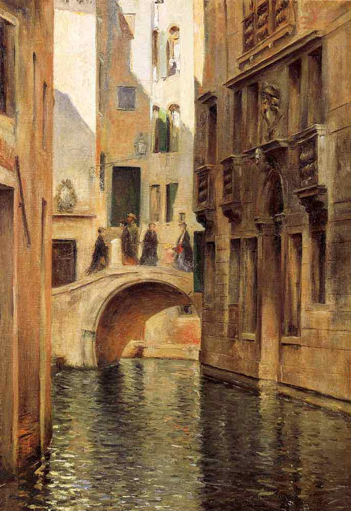 Oil painting for sale:Venetian Canal