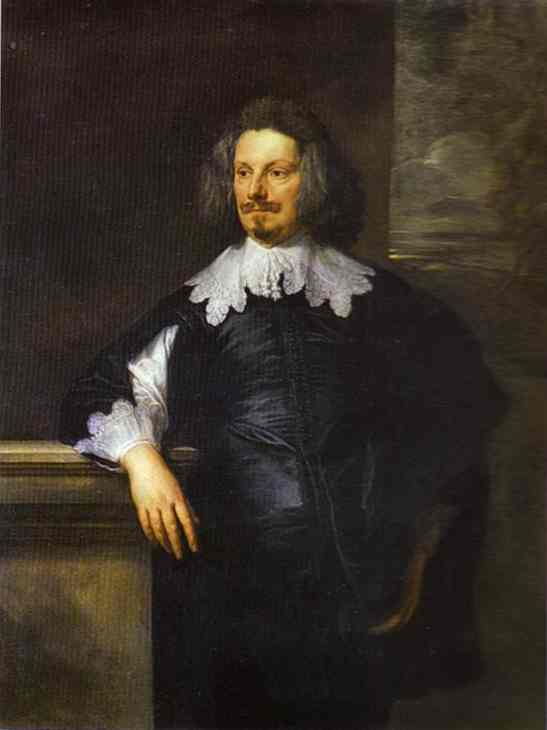 Oil painting:Portrait of an English Gentleman. c.1635