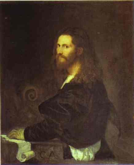 Oil painting:Portrait of a Musician. c.1515