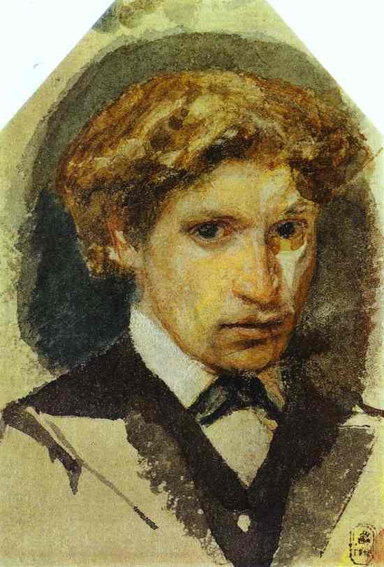 Oil painting:Self-Portrait. 1882