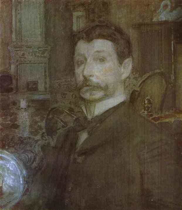 Oil painting:Self-Portrait. 1905
