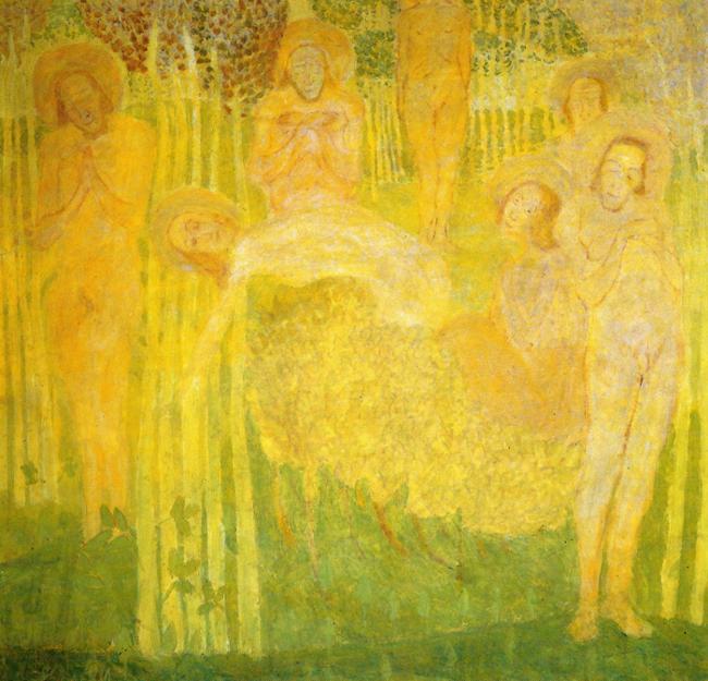 Oil painting:Sketch for fresco. 1907