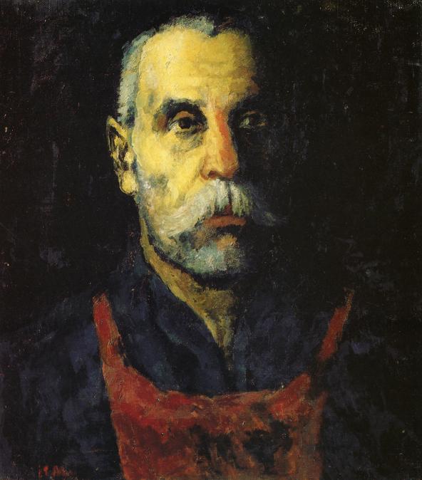Oil painting:Portrait of a Man. 1930