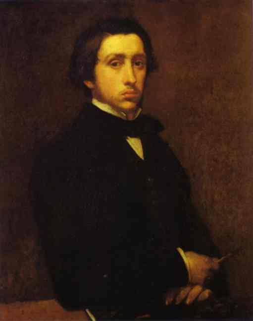 Oil painting:Self-Portrait. c.1855