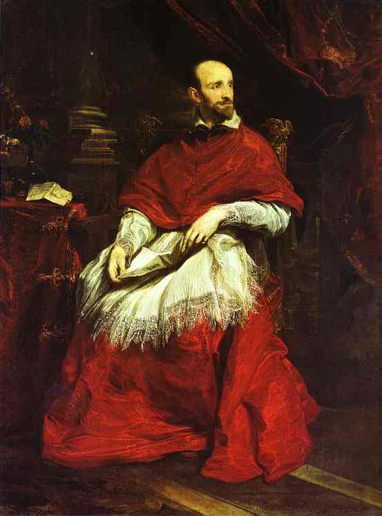 Oil painting:Cardinal Bentivoglio. 1622