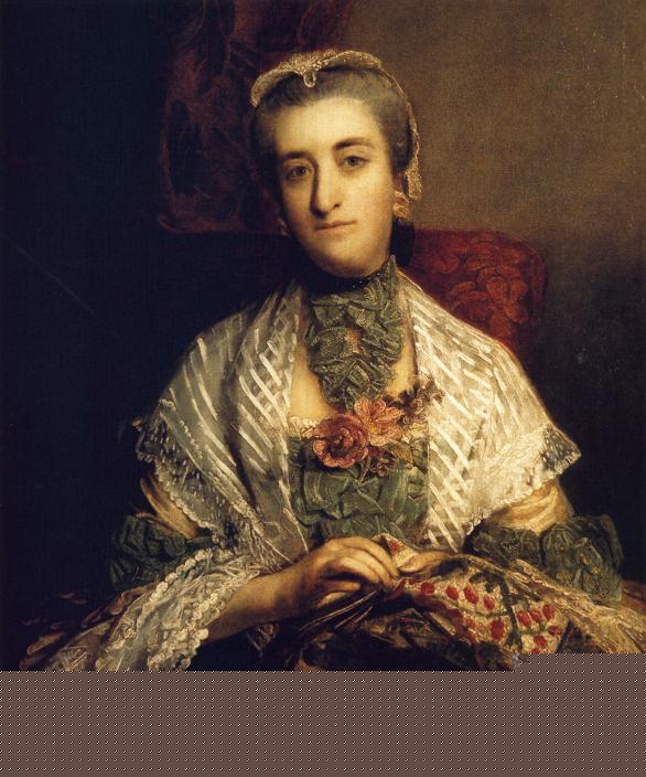 Oil painting:Caroline, Lady Holland. 1757